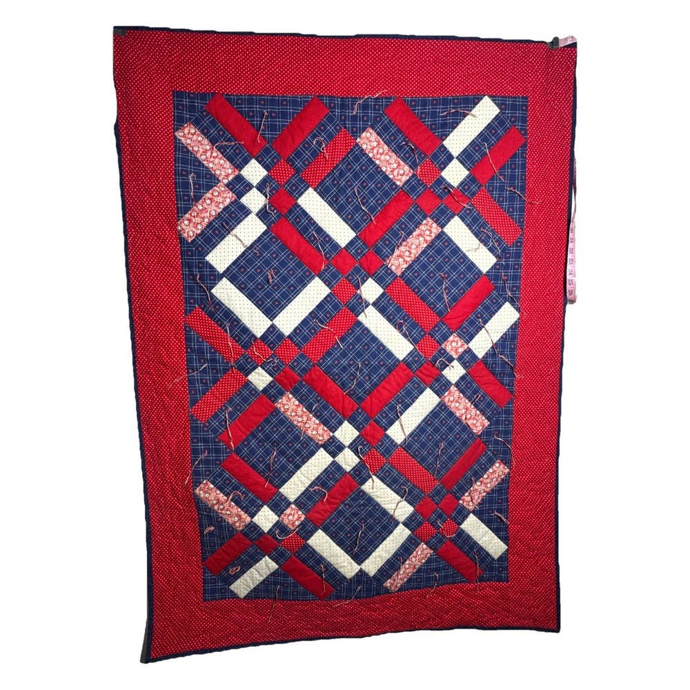 The Prayers & Squares Quilt Ministry Quilt Blanket/Comforter fed 2005 58" x 42"